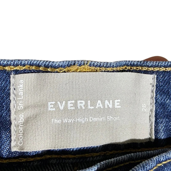 Everlane The Way High‎ Denim Short Size 28 - Picture 7 of 7